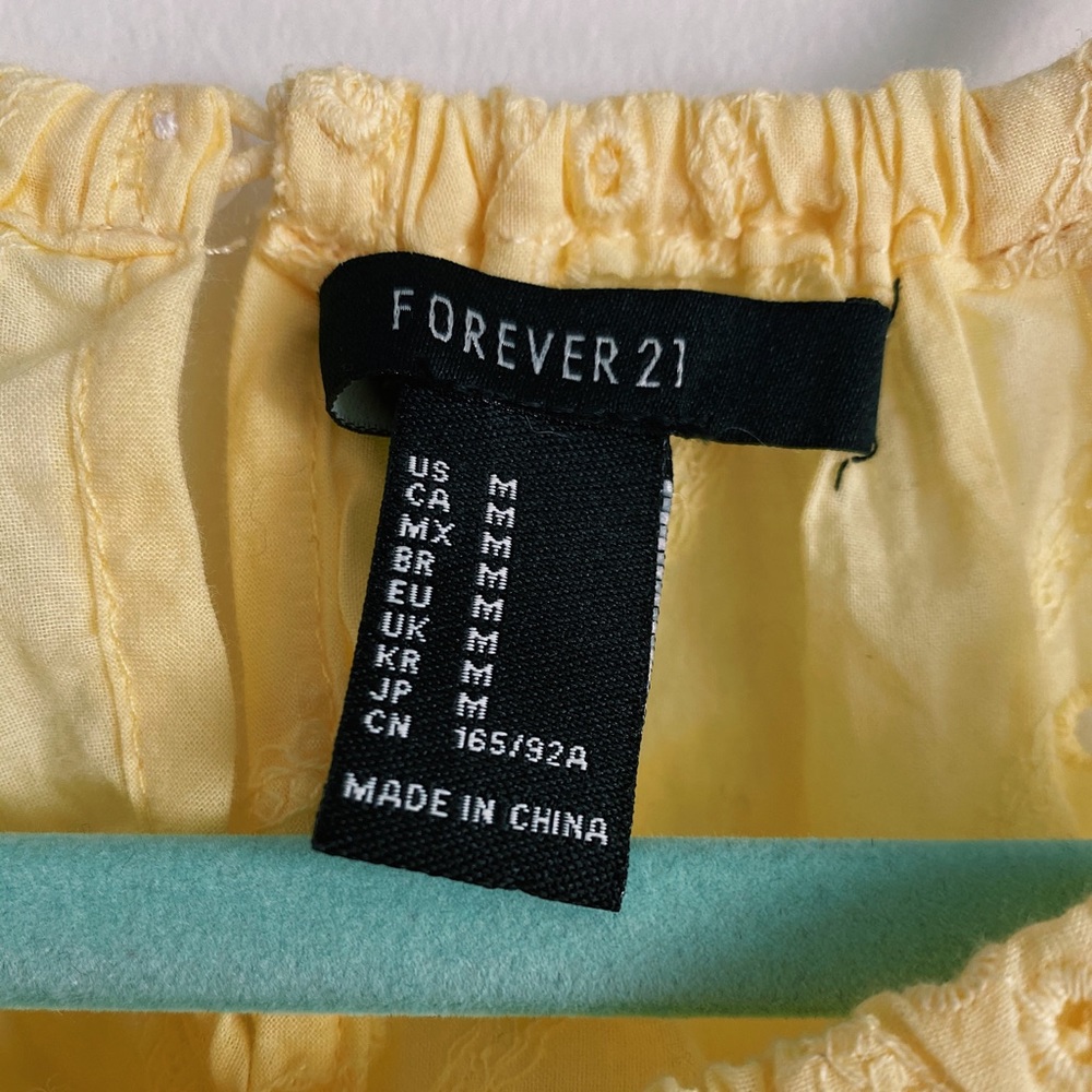 Yellow Ruffle Tank Top - Picture 3 of 3